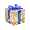 thumbnail image 2 of Christmas Lighted Gift Boxes, Christmas Decorations Indoor Outdoor 50 LED Transparent Lighted Boxes for Christmas Tree Decorations, 2 of 3
