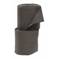 Sorbent Roll, 39 gal, 15 in x 150 ft, Universal, Gray, Polypropylene