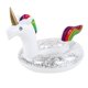 thumbnail image 1 of Bouée de sauvetage en PVC pour adulte, grande bouée de sauvetage, jouet aquatique avec paillettes transparentes, motif Licorne (90 cm), 1 of 4