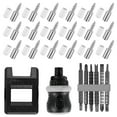 thumbnail image 1 of 50/100Pcs Self-Tapping Screws Cabinet Laminate Support Iron Shelf Bracket Screws Pegs with Screwdriver Set and Magnetizer for Cupboard, 1 of 7
