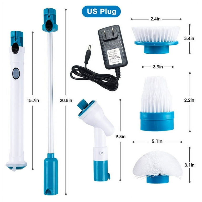 Wireless multi-functional 3-in-1 electric cleaning brush, used in various  scenarios, with strong decontamination ability.