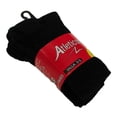 thumbnail image 3 of Calceta Infantil Atléticos para Niño Diseño Liso Negro 3 Pares Talla 3/5, 3 of 4