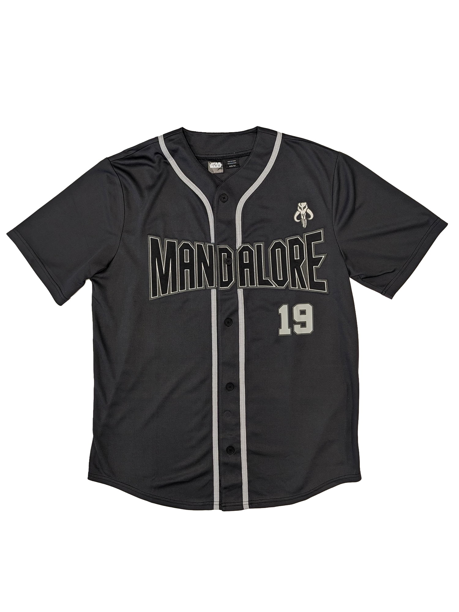 Star Wars, Men's & Big Men's Button-Up Graphic Jersey, Mandalorian, Sizes SM-3XL
