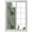 Green, variant on Grey Ombre Marble Window Privacy Film, Gray Marble Crack Abstract Modern Static Cling UV Sun Blocking Heat Control Window Tint Day and Night, Non-Adhesive One Way Windows Privacy Cover 19.6''x39.3''