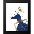 thumbnail image 2 of Greenwood, Amanda 12x14 Black Modern Framed Museum Art Print Titled - Navy Splash III, 2 of 5
