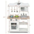 thumbnail image 2 of Gymax Wooden Pretend Play Kitchen Set for Kids Toddlers w/ Accessories & Sink, 2 of 10
