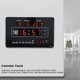 thumbnail image 4 of Reloj Calendario Digital, 9,8 X 6,3 X 1,2 Pulgadas Reloj Digital Con Batería Reloj Calendario De Temperatura, Multifuncional Para Estudio De Oficina, 4 of 7