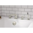 thumbnail image 4 of American Standard Studio S 2-Handle Deck-Mount Roman Tub Faucet for Flash Rough-in Valve with Hand Shower in Brushed Nickel, 4 of 6