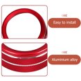 thumbnail image 2 of MOVTOTOP 4pcs Car Air Conditioner Knob Rings Covers AC Knobs Car Interior Button Trim Rings, 2 of 8