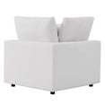 thumbnail image 5 of Modular Lounge Sofa Corner Chair, White, Fabric, Modern Contemporary, Outdoor Patio Balcony Cafe Bistro Garden Furniture Hotel Hospitality, 5 of 6