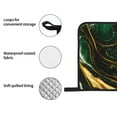 thumbnail image 4 of Balery Green Marble Pattern Oven Mitts and Pot Holders 4 pcs Set, Kitchen Oven Glove High Heat Resistant 500℉ Oven Mitts with Non-Slip Silicone Surface, 4 of 6
