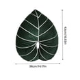 thumbnail image 2 of Turtle Back Bamboo Sofa Pillow Cushion Leaf Shaped Throw Pillow, 2 of 9