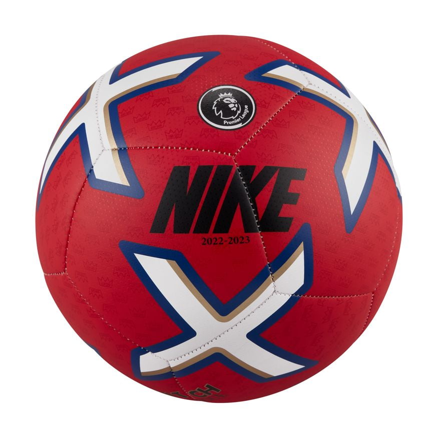 Nike DN3605-720 Premier League Pitch bola de futebol recreativa unissex  amarelo/roxo/vermelho 5