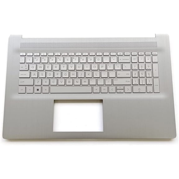 New Genuine HP 17-CN 17-CP 17S-CU 17-CN0273ST Silver Palmrest US Non Backlit Keyboard M50458-001