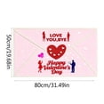 thumbnail image 3 of BotaniNest Valentine's Day Heart Envelope Design Soft Area Rug For Bedroom Living Room Floor Mat, 3 of 6