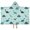 Light Blue Dinosaurs, variant on Light Blue Dinosaurs Geometric Pattern Hooded Bath Towel，50"x30" for Ages 3 To 12 Kids, Quick Dry Lightweight Soft Microfiber Hood Beach Towel Cover Up for Kids