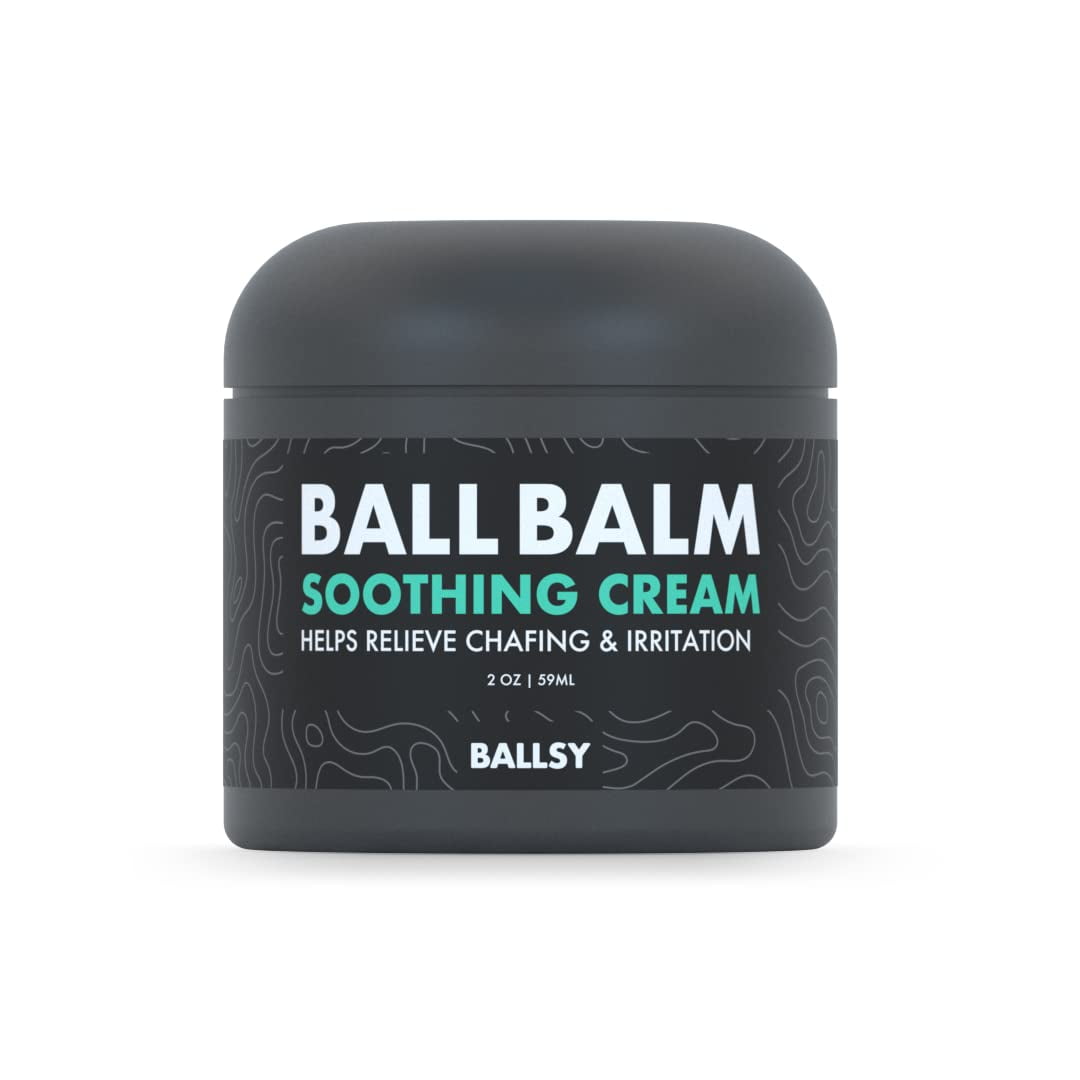 Ballsy Ball Balm Soothing Cream, Deep Hydration for Chafed, Dry, or