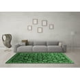 thumbnail image 3 of Ahgly Company Indoor Rectangle Oriental Emerald Green Industrial Area Rugs, 4' x 6', 3 of 4