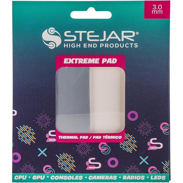 STEJAR THERMAL PAD 95X45X3.0MM 12.8 W/MK EXTREME ALTO RENDIMIENTO