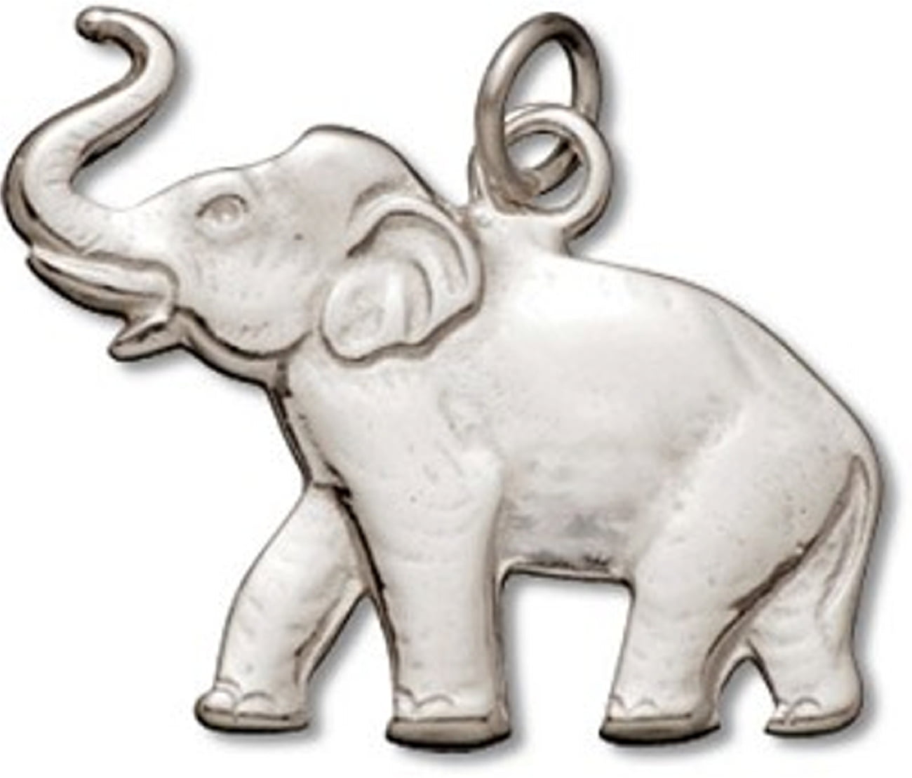 Sterling Silver 5mm Republican Style Elephant Post Stud Earrings.
