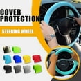 thumbnail image 3 of HBYJLZYG Car Accessories Car Steering Wheel Cover Washable Steering Wheel Cover Tasteless Fashion Non-Slip Grip Cover Car General Wear Soft, 3 of 3