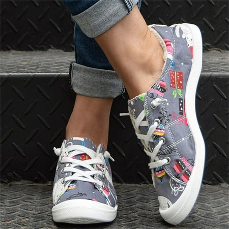 

DAETIROS Womens Shoes Wide Width Outdoor Large size Fashion Womens Shoes Gray Size 6.5