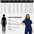 thumbnail image 6 of VIAOLI Scrubs for Women Set – Quarter-Zip Top & Slim Straight Scrub Pants, Stretchy Medical Uniform, 10 colors, 6 of 7