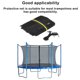 thumbnail image 5 of Greeniant Red protectora de trampolín Malla de seguridad Suministros de protección para interiores y exteriores Ropa Deportiva, Zapatos, 5 of 6