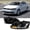 Smoked Lens With Black Housing, variant on AKKON - For 2011-2018 VW Jetta MK6 4 Door Sedan Halogen Type LED DRL Projector Black Headlights LH + RH Side Pair
