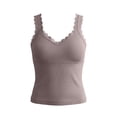 thumbnail image 4 of Zulora Women's V Neck Tank Top Casual Sleeveless Summer Blouse Tops, 4 of 5