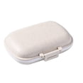 thumbnail image 1 of Portable 8-Compartment Pill Organizer with Double Lock - Daily Medication Case for Purse/Travel, Leakproof Small Box, 1 of 6