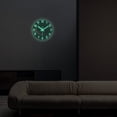thumbnail image 5 of Blue Wall Clocks Battery Operated 14 Inch Moon Clock for Classroom - Glow in the Dark Wall Clock Slient Non-Ticking, 5 of 7