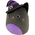 thumbnail image 2 of Squishmallows 16-inch Autumn Black Cat with Witch Hat Child's Ultra Soft Plush, 2 of 4
