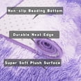 thumbnail image 4 of Socofuz 2x3ft Fluffy Rug for Bedroom, Soft Indoor Non Slip Carpet for Living Room Children's Room Simple Modern Home Decor, Tie Dye Purple, 4 of 9