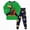 R121-Green, variant on NOLDARES Kids Pajamas Sets Boys Girls 2-Piece Sleepwear Set Cotton Long Sleeve Casual Kids Clothes,Grey,4-5 Y