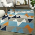 thumbnail image 2 of Modern Geometric Abstract Area Rug, 2 of 5