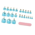 thumbnail image 2 of Tachiuwa 24pcs Toe Nails False Nail with Tool 3 3, 2 of 9