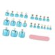 thumbnail image 2 of 24 uñas postizas artificiales para belleza de pies y dedos, ideales para recortar las uñas de los pies en verano. 3, 2 of 9