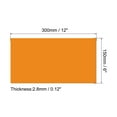 thumbnail image 2 of Unique Bargains PMMA Acrylic Sheets Colored Non Transparent 12 x 6 Inch Orange for Crafts, 2 of 4