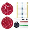 thumbnail image 3 of NE555 LED Christmas Tree Decoration LED Blinking PCB Soldering DIY Kit Red Green Flashing Light Soldering Practice Board, 3 of 3