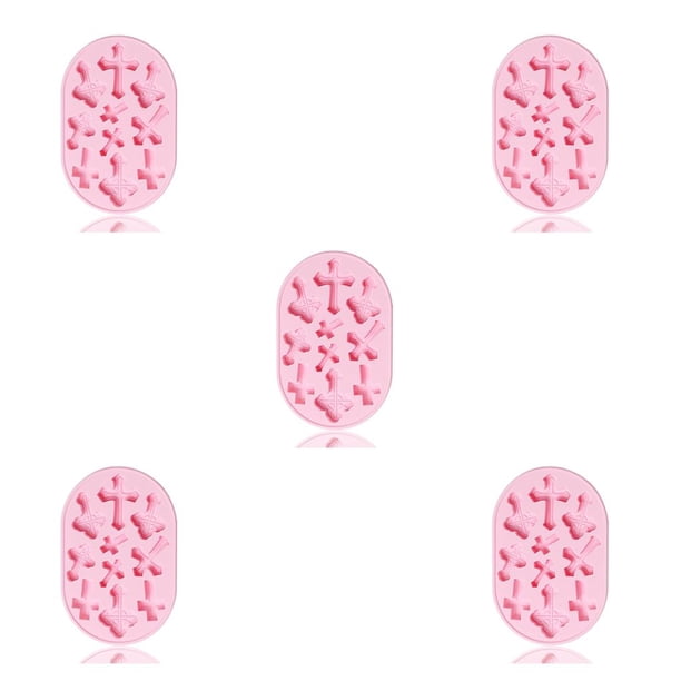 Wosthever Molde antiadherente de silicona para Fondant de 10 ranuras, molde para caramelos y Chocolate, moldes de resina epoxi, accesorio de Type2 NO2