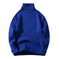 thumbnail image 4 of Vedolay Mens Pullover Sweaters 2023 Printed Long Sleeve Sweater Tops Blue,2XL, 4 of 4