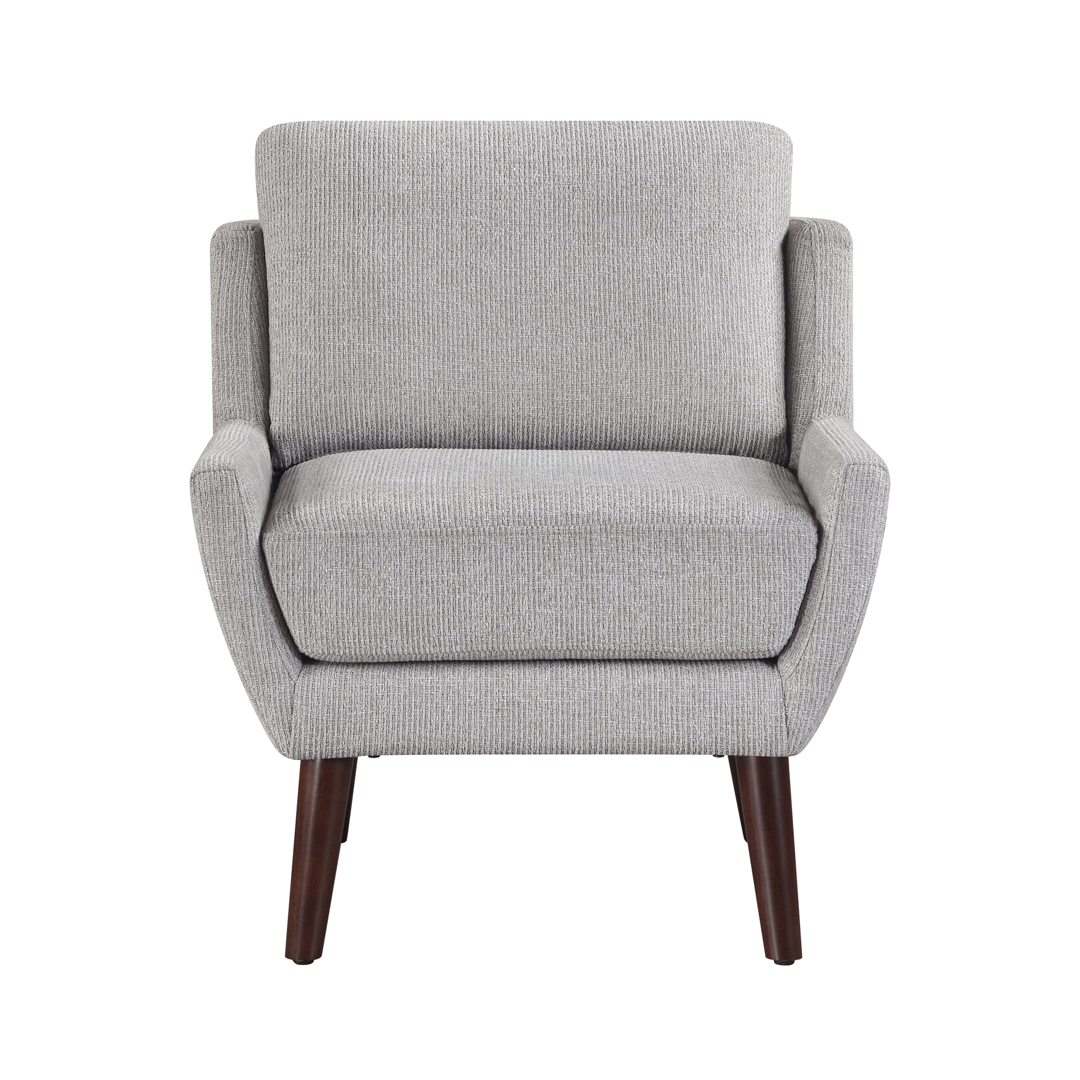 OakvillePark Silverquartz Chenille Accent Chair, Gray