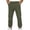 Green, variant on Jeans for Men Baggy Elastic Waisted Drawstring Faux Denim Joggers Pants Straight Leg Loose Jean Trousers