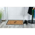 thumbnail image 4 of A1HC- Designer Hand-Crafted Rubber & Coir Decorative Frame Molded Door Mat, Perfect and more functional size 24x36 Inch Monogrammed, 4 of 7