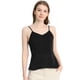 thumbnail image 1 of Blusa De Tirantes De Espagueti Casual Para Mujer Allegra K Tops De Camisola De Satén Sin Mangas Brillantes Negro S, 1 of 5