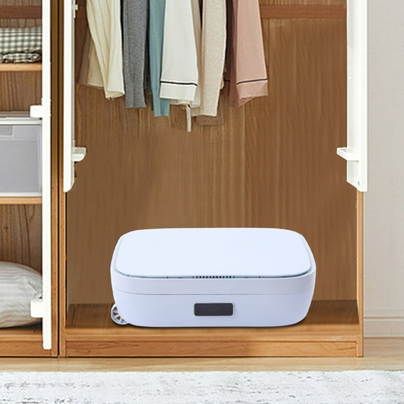 Clothes Dryer, Foldable Household Compact Electric Dryer Machine for RV Apartment White