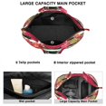 thumbnail image 2 of Flower Women's Large Weekend Travel Bag Moving Canvas Handbag Thick Double Layer Beach Weekend Travel Unisex Hospital Maternity Delivery with Toiletry Waterproof, 2 of 5