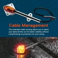 thumbnail image 3 of 2pc 5" DOT Amber/Red LED Clearance Marker Fender Light Set for Trailer Hauler, 3 of 8