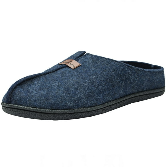 Alpine Swiss Pantoufles en Feutre et Fausse Laine pour Hommes Coussin Confortable Chaussures de Maison